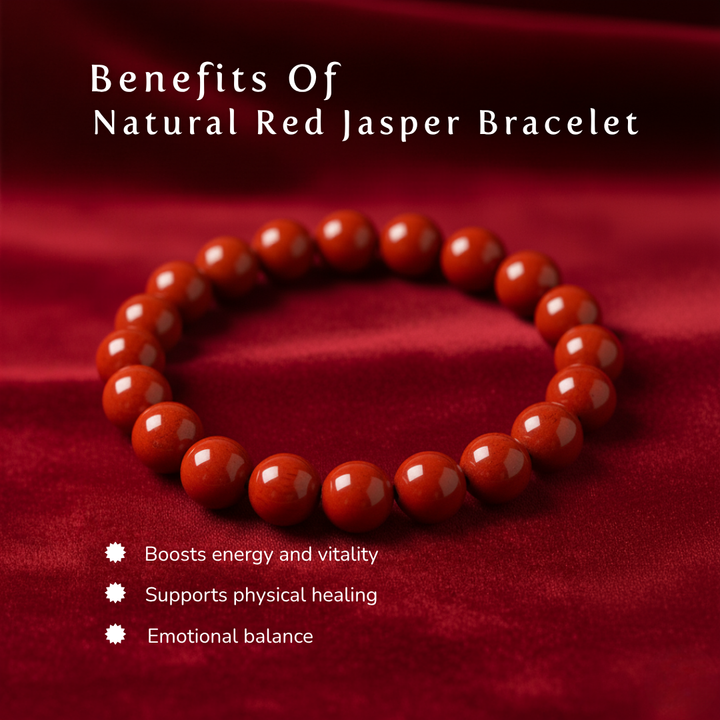 Natural Red Jasper Bracelet