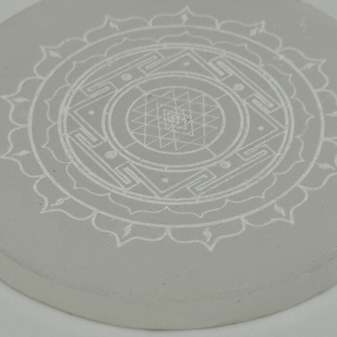 Selenite Charging Plate for Crystals