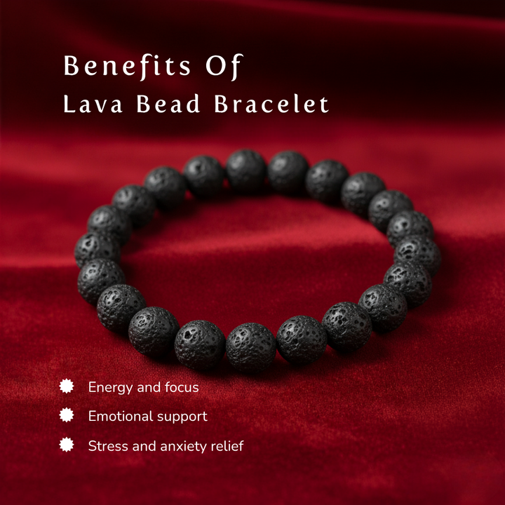 Lava Bead Bracelet for Men & Women