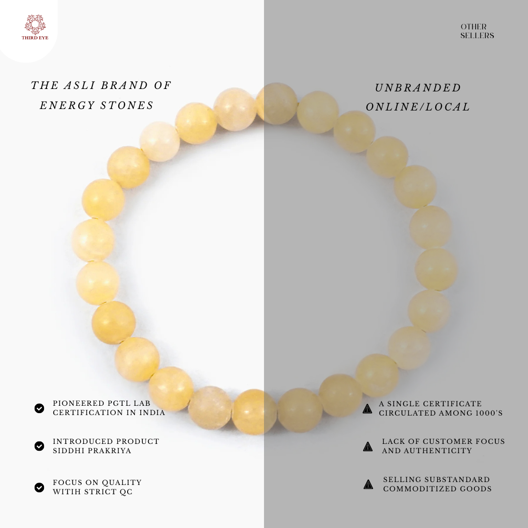 Yellow Calcite Bracelet