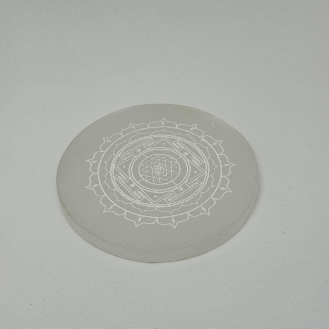 Selenite Charging Plate for Crystals