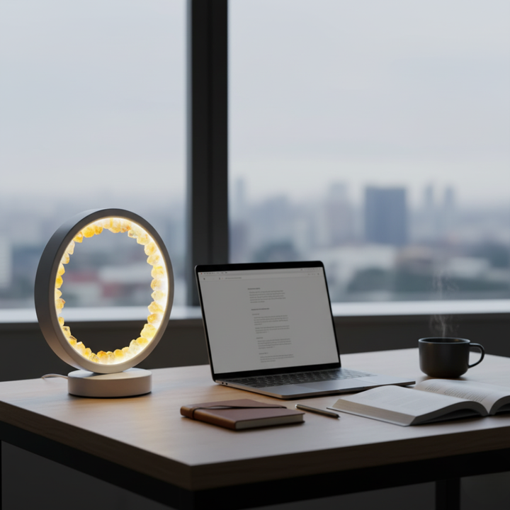 “Portal” Crystal LED Lamp