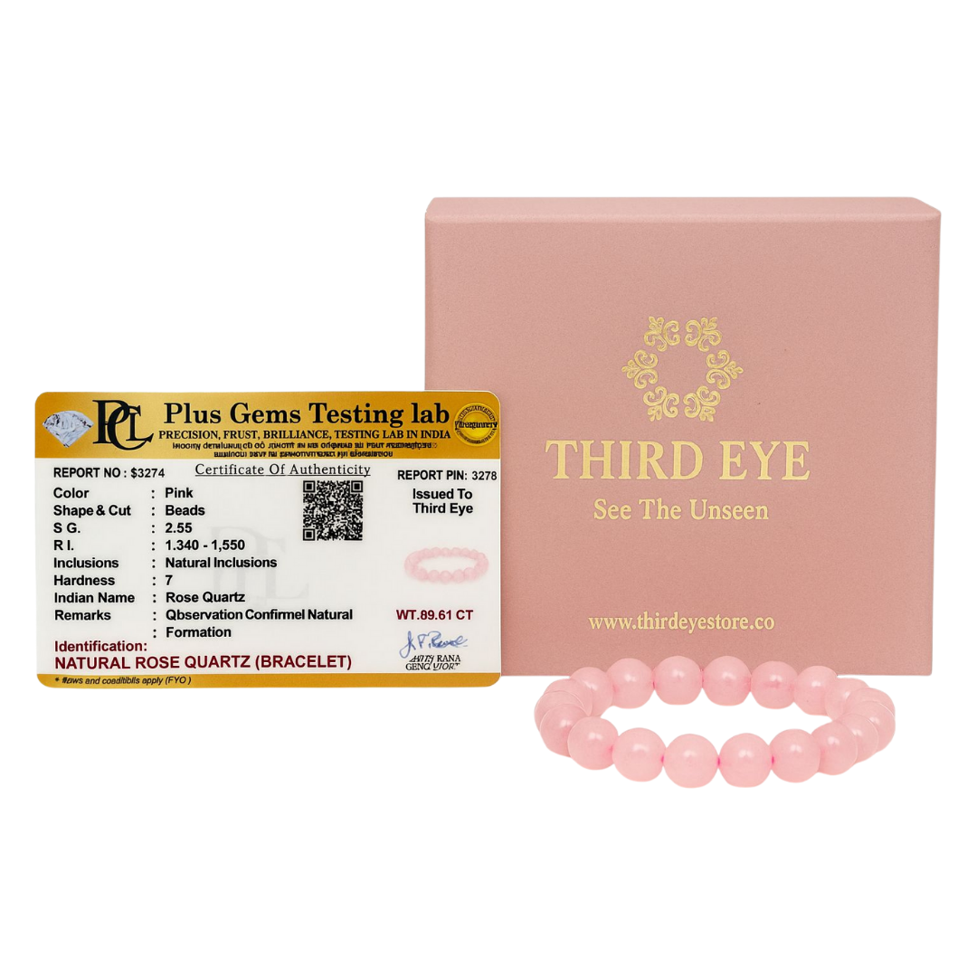 Rose Quartz Love & Healing Bracelet