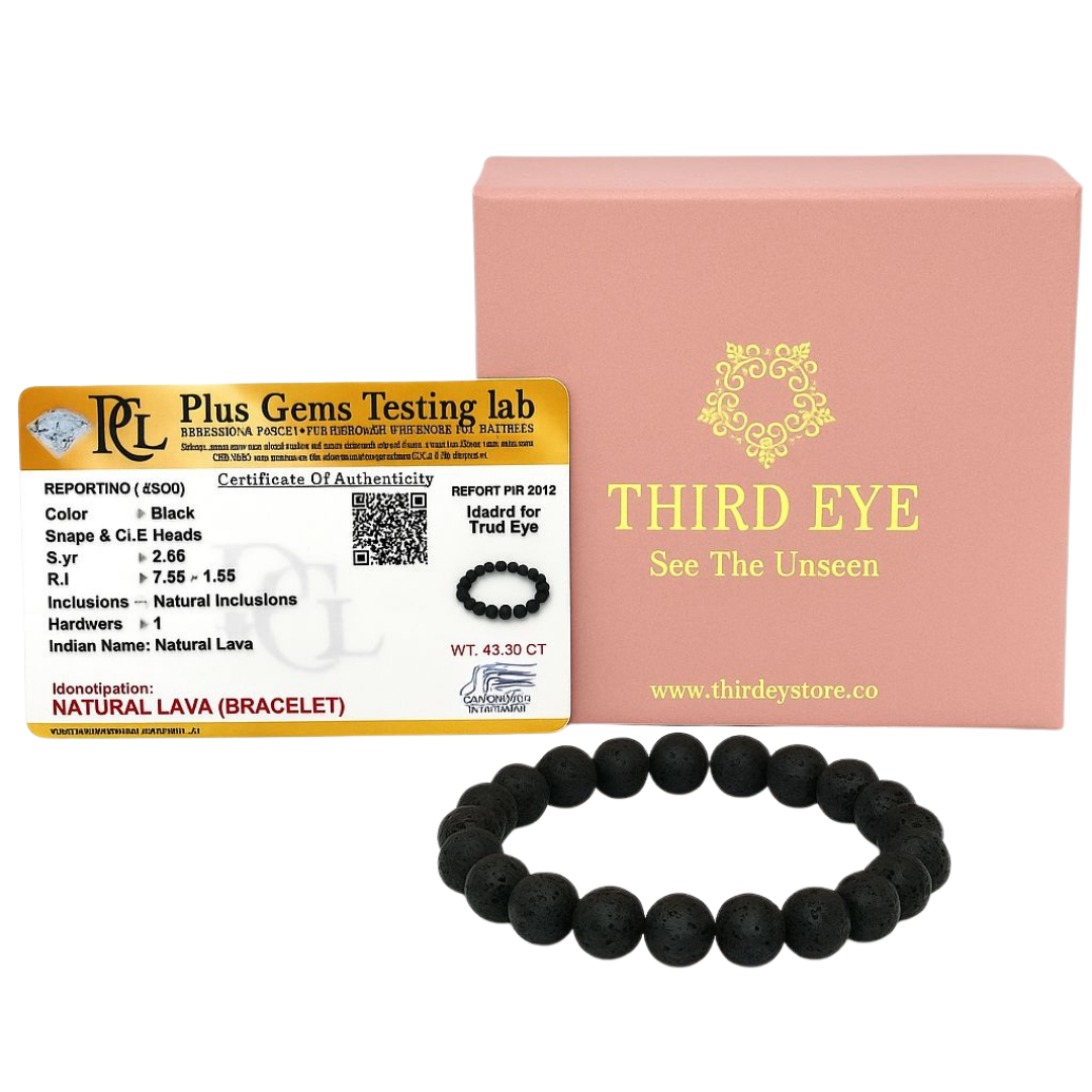 Lava Bead Bracelet for Men & Women