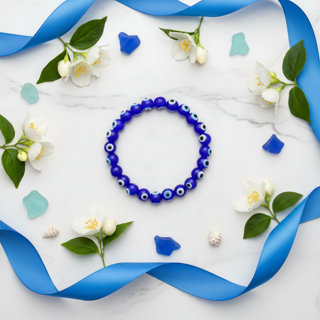 Blue Evil Eye Protection Bracelet