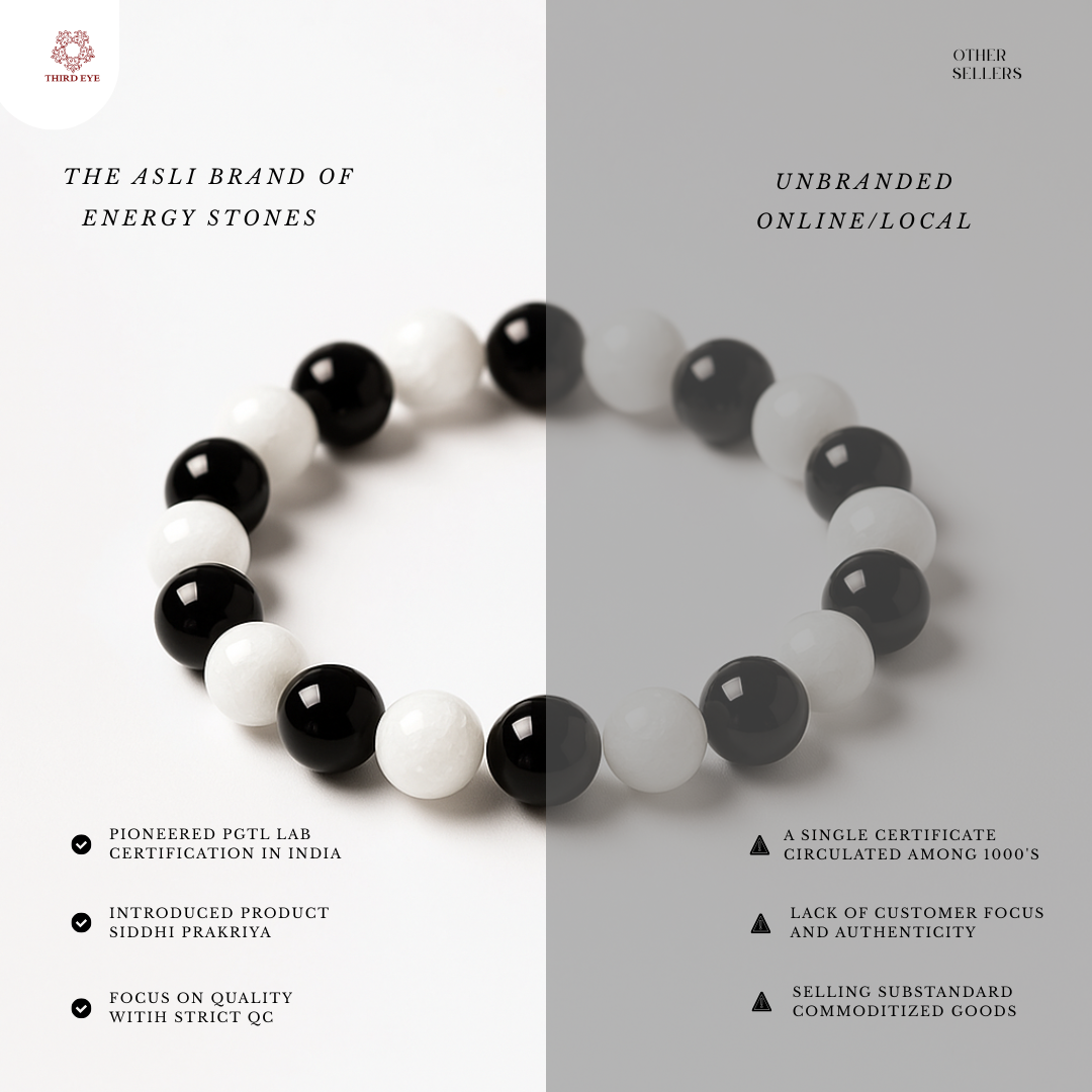 Black Tourmaline And Selenite Bracelet