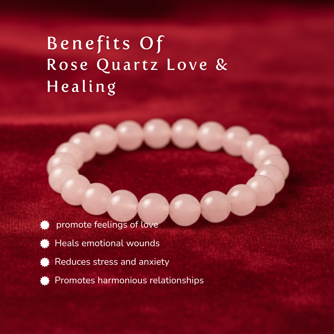 Rose Quartz Love & Healing Bracelet