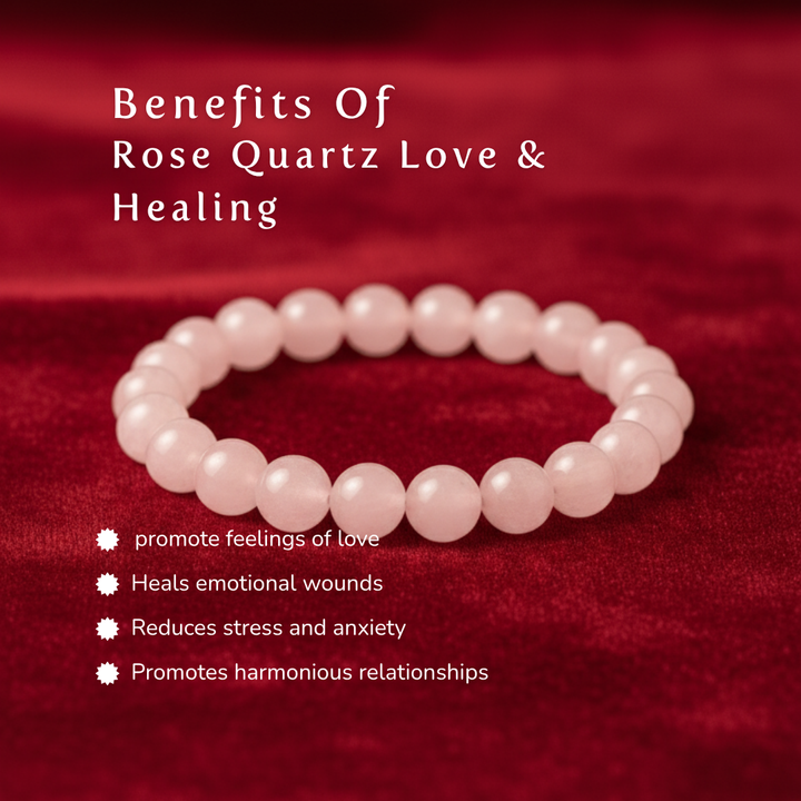 Rose Quartz Love & Healing Bracelet