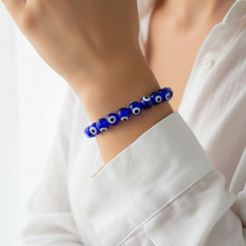 Blue Evil Eye Protection Bracelet