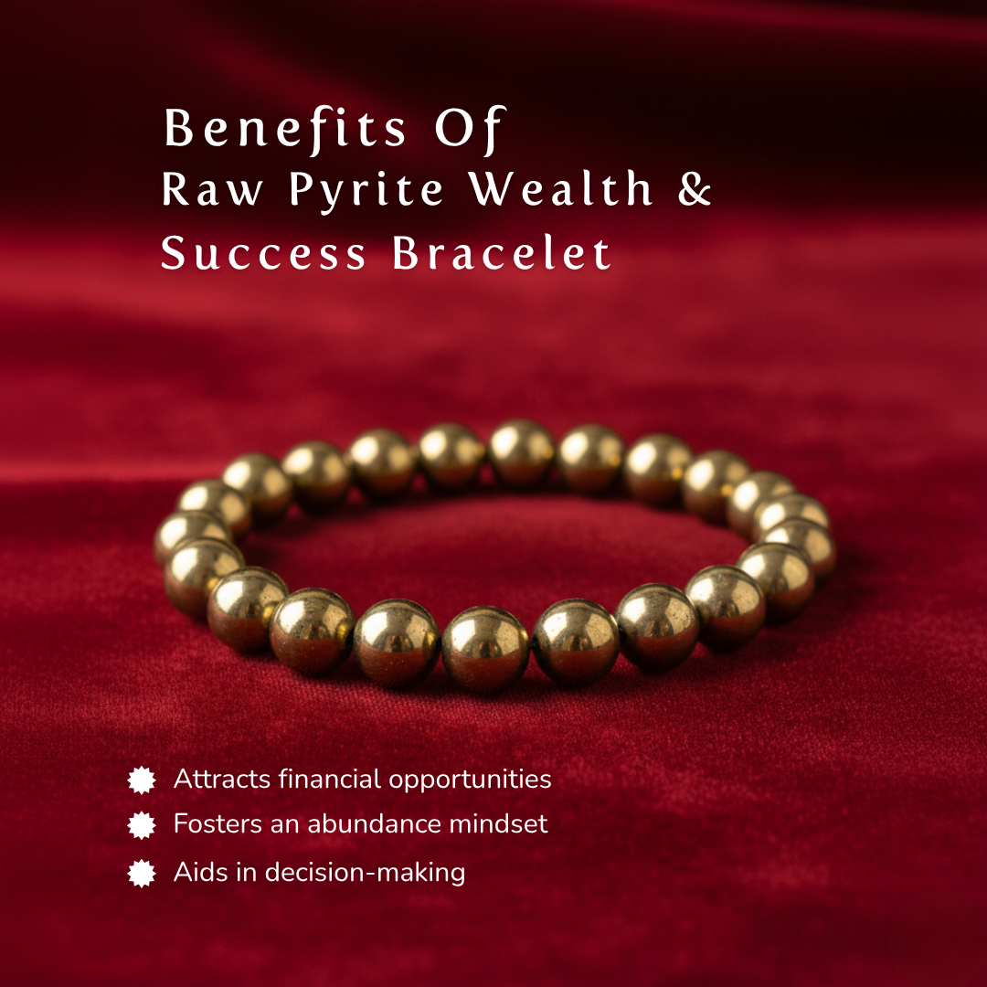 Raw Pyrite Wealth & Success Bracelet
