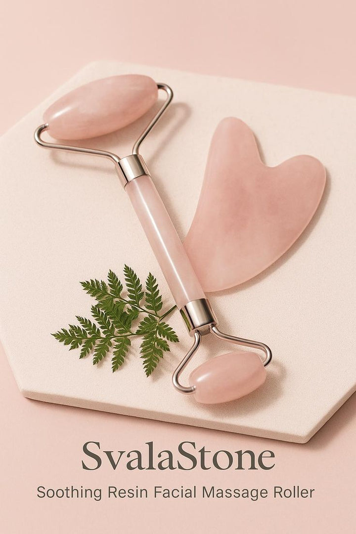 Rose Quartz Roller & Gua Sha Combo