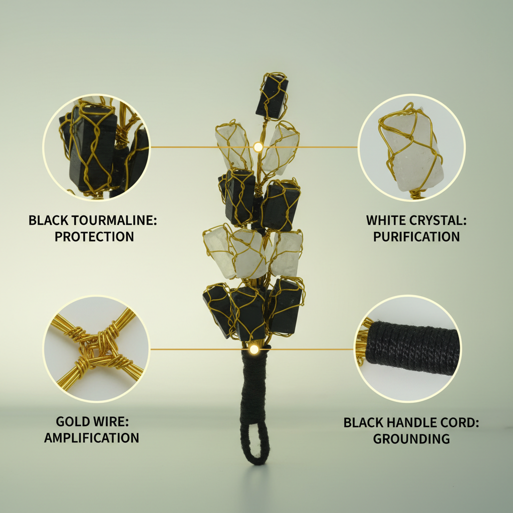 Black Tourmaline & Clear Quartz Protection