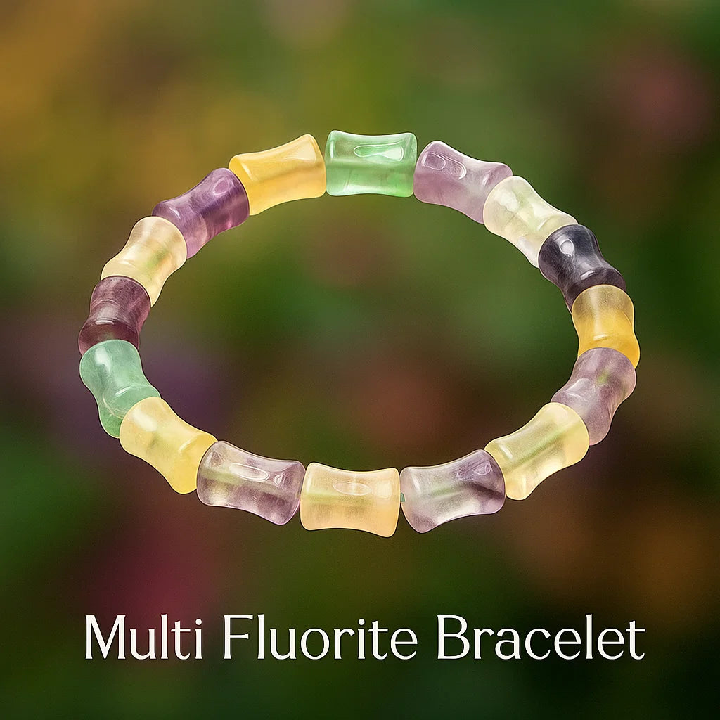 Multicolor Fluorite  Bracelet