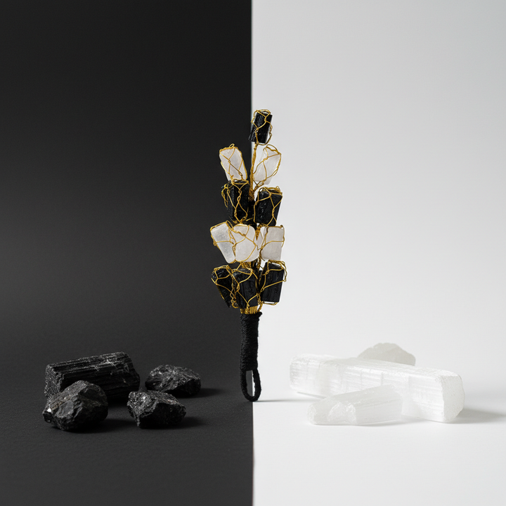 Black Tourmaline & Clear Quartz Protection