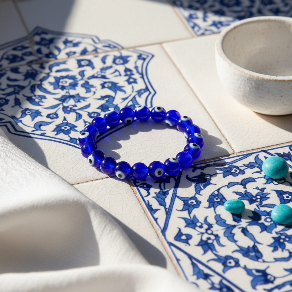 Blue Evil Eye Protection Bracelet
