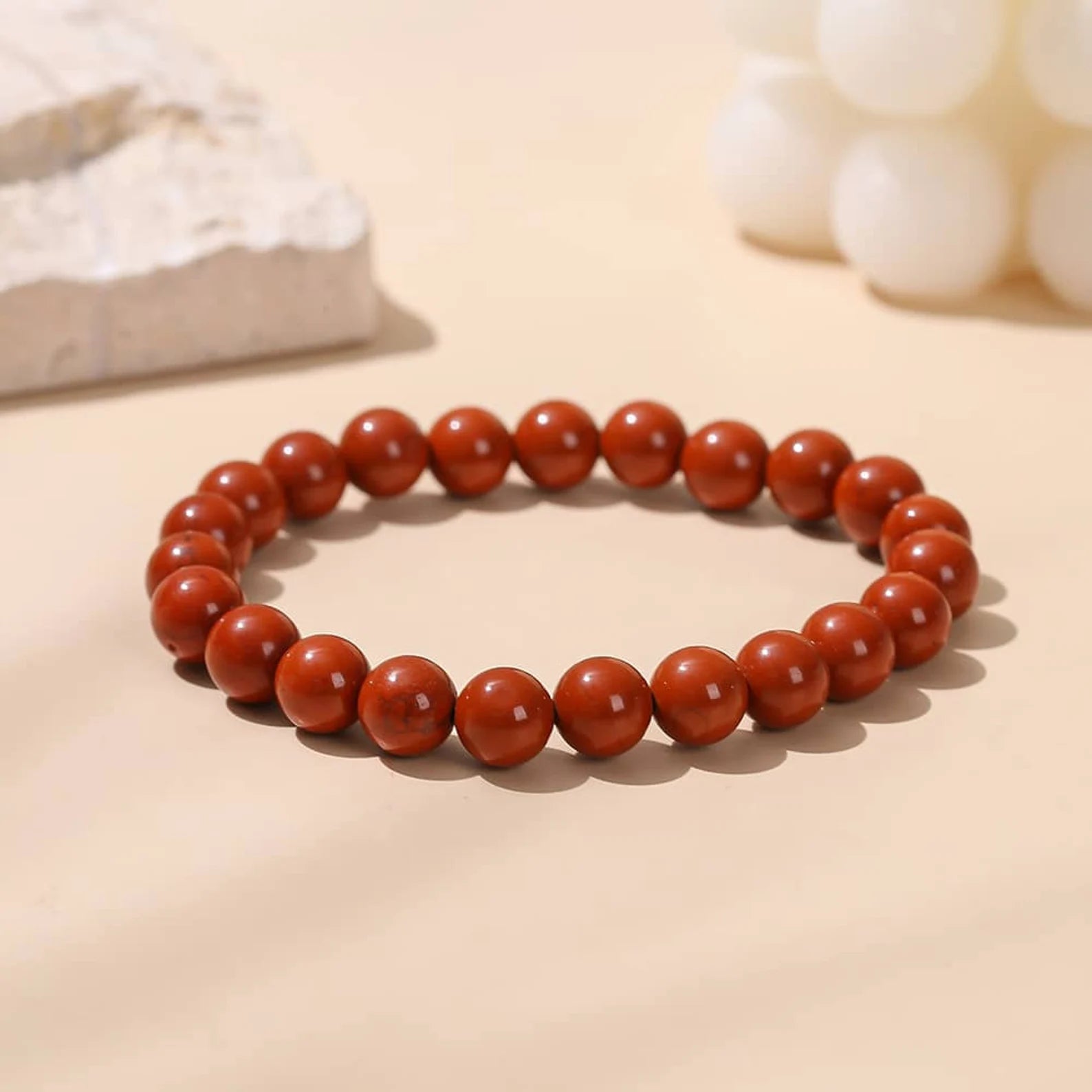 Natural Red Jasper Bracelet